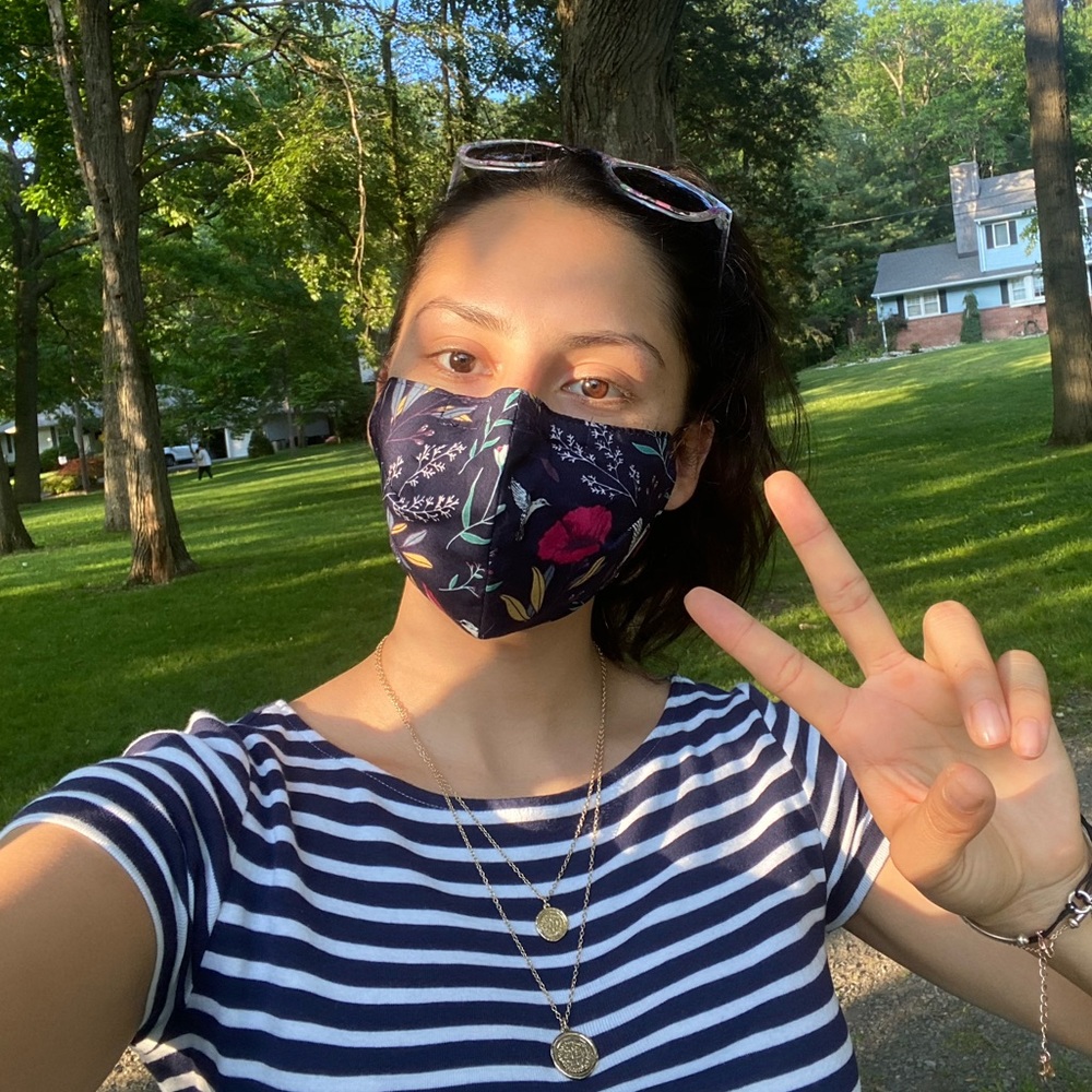 100% cotton face mask 💓